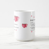 Mug Définition du dictionnaire de chocolat chaud (Centre)
