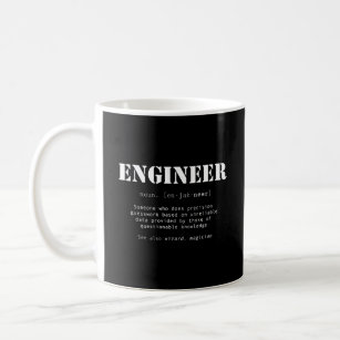 Mug Définition du dictionnaire d'ingénieur amusant