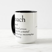 Mug Définition du dictionnaire pour COACH (Devant gauche)