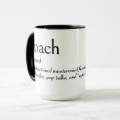 Mug Définition du dictionnaire pour COACH (Devant gauche)