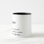 Mug Définition du dictionnaire pour COORDINATEUR DE CH (Centre)