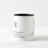 Mug Définition du dictionnaire pour la PÊCHE (Centre)