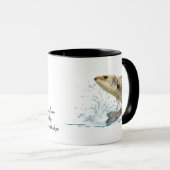 Mug Définition du dictionnaire pour la PÊCHE (Devant droit)