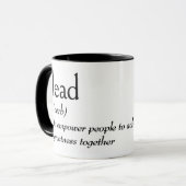 Mug Définition du dictionnaire pour le fichier LEAD (Devant gauche)