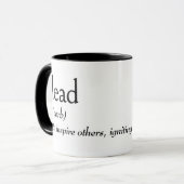 Mug Définition du dictionnaire pour le fichier LEAD (Devant gauche)