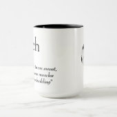 Mug Définition du dictionnaire pour l'ENTRAÎNEUR de fo (Centre)