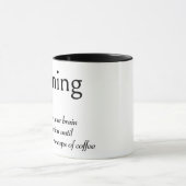 Mug Définition du dictionnaire pour MATIN (Centre)