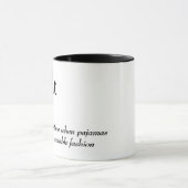 Mug Définition du dictionnaire pour NUIT (Centre)