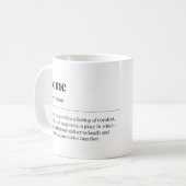 Mug Définition du domicile (Devant gauche)
