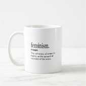 Mug définition du féminisme (Gauche)
