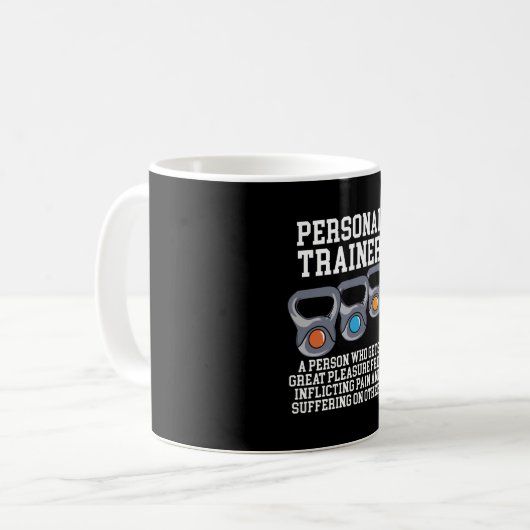 Mug Définition du formateur personnel (Devant gauche)