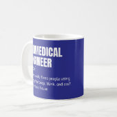 Mug Définition du génie biomédical héréditaire (Devant gauche)
