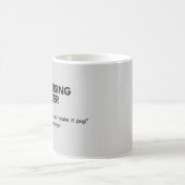 Mug Définition du génie marketing (Centre)