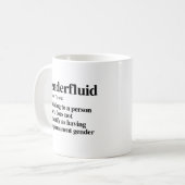 Mug Définition du genre - Termes LGBTQ définis - (Devant gauche)