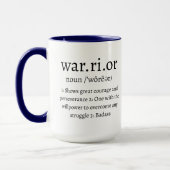 Mug définition du guerrier (Gauche)