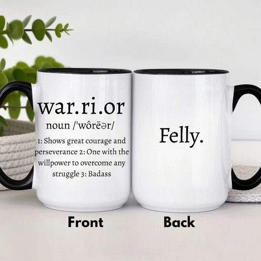 Mug définition du guerrier