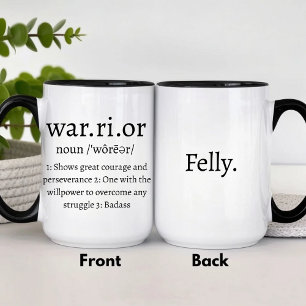 Mug Définition du guerrier