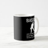 Mug Définition du guitariste de basse (Devant droit)