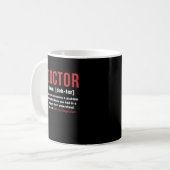 Mug Définition du médecin (Devant gauche)