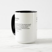 Mug - Définition du paramètre - 15oz (Devant gauche)