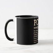 Mug Définition du pavot/grand-père (Gauche)
