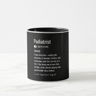 Mug Définition du podiatre