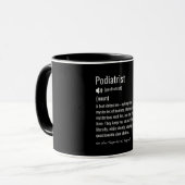 Mug Définition du podiatre (Devant gauche)
