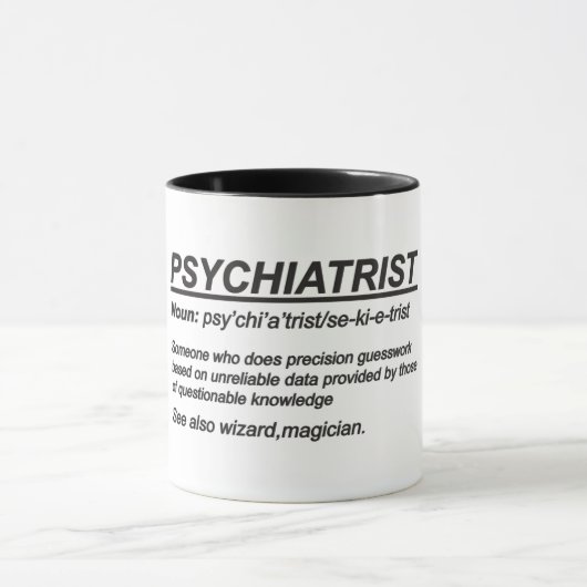 Mug Définition du psychiatre (Centre)