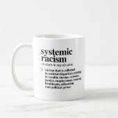 Mug Définition du racisme systémique (Gauche)