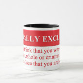 Mug Définition du sens de l'exclusion mutuelle (Centre)