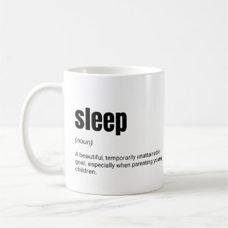 Mug Définition du sommeil Parents amusants
