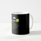 Mug Définition du tennis (Devant droit)