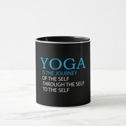 Mug Définition du yoga inspirationnel (Centre)