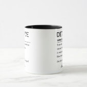 Mug Définition d'un détective drôle (Centre)