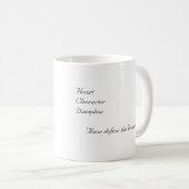 Mug Définition d'un guerrier (Devant droit)