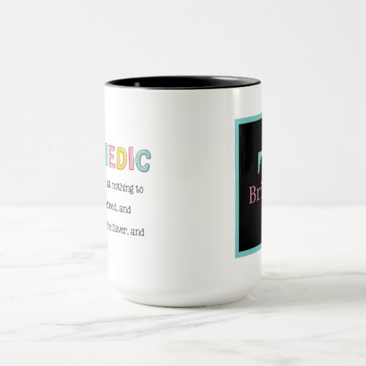 Mug Définition d'un monogramme paramétrique (Centre)