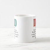 Mug Définition d'un père (Centre)
