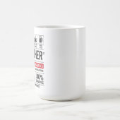 Mug Définition d'un professeur drôle — Multi-tâches (Centre)