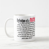 Mug Définition d'une infirmière (Gauche)