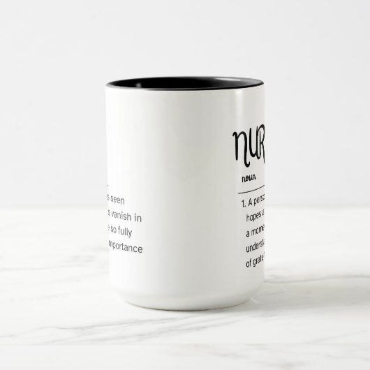 Mug Définition d'une motte d'infirmière (volume 4) (Centre)