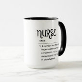 Mug Définition d'une motte d'infirmière (volume 4) (Devant droit)