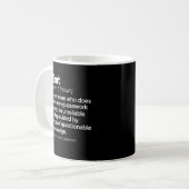 Mug Définition EMT Funny EMS Emergency Médicale Techni (Devant gauche)