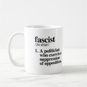 Mug Définition fasciste (Gauche)