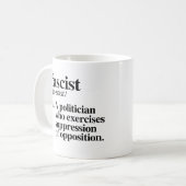 Mug Définition Fasciste (Devant gauche)