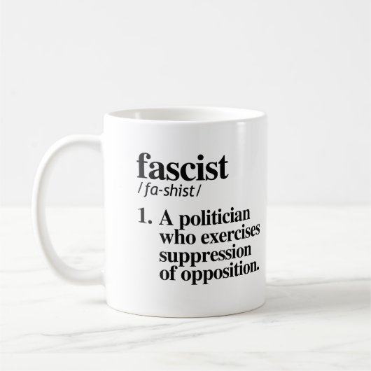 Mug Définition Fasciste (Gauche)