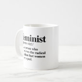 Mug Définition féministe (Devant gauche)