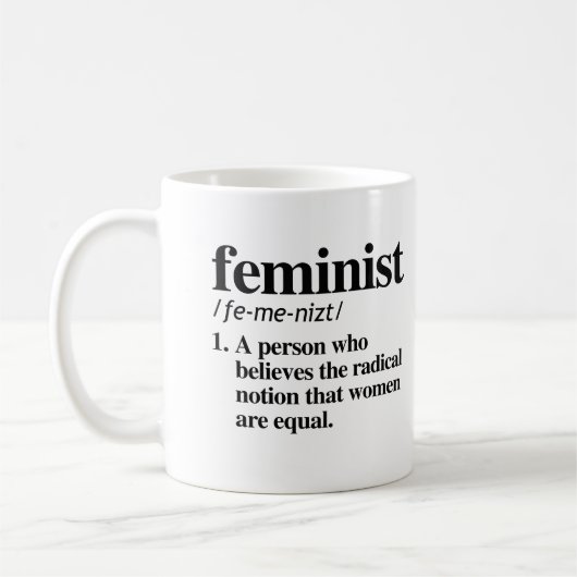 Mug Définition féministe (Gauche)