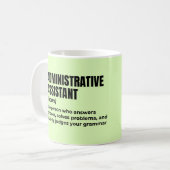 Mug Définition intelligente de l'assistant administrat (Devant gauche)