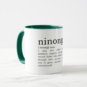 Mug Définition Ninong Philippin, Mug Cadeau Parrai
