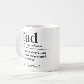 Mug Définition papa (Devant gauche)